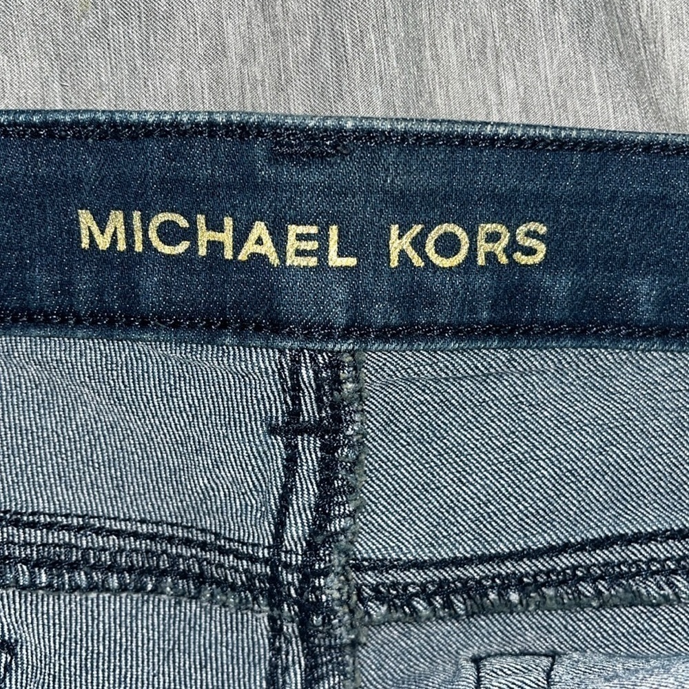 Michael Kors Size 14 W Dark Blue Jeans 21 Inch Inseam - Picture 6 of 9
